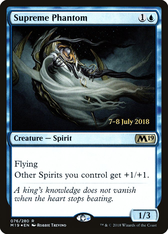 Supreme Phantom  [Core Set 2019 Prerelease Promos]