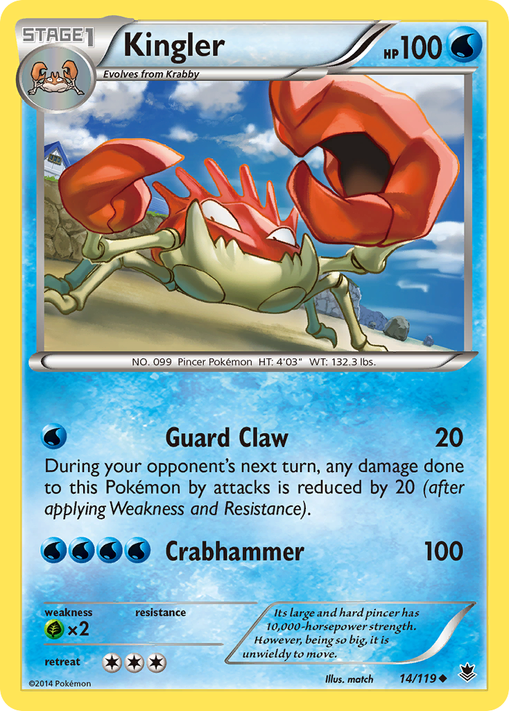 Kingler (14/119) [XY: Phantom Forces]