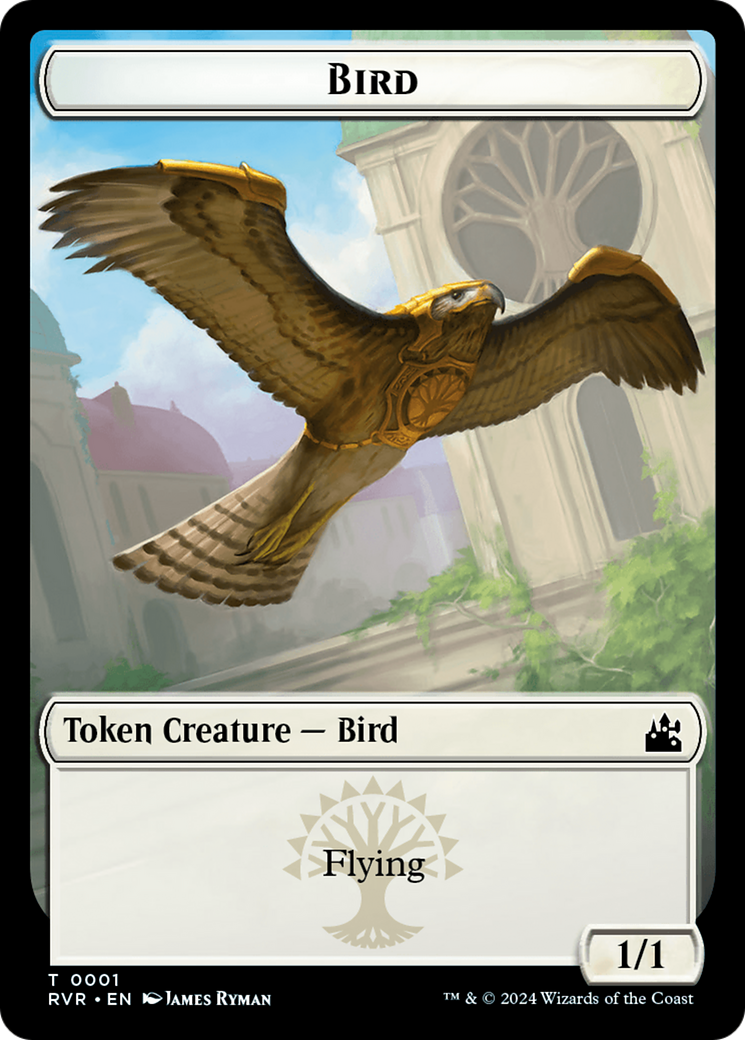 Bird // Beast Double-Sided Token [Ravnica Remastered Tokens]