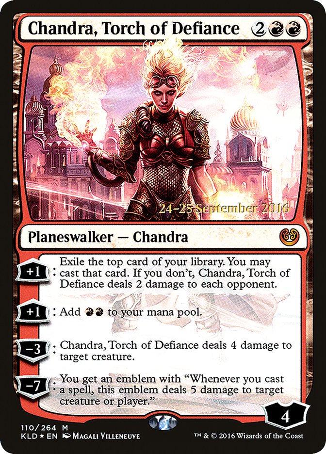 Chandra, Torch of Defiance  [Kaladesh Prerelease Promos]