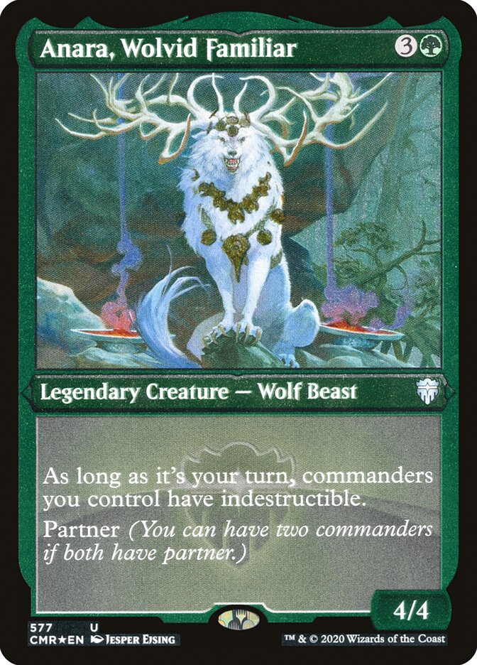 Anara, Wolvid Familiar [Commander Legends Etched]