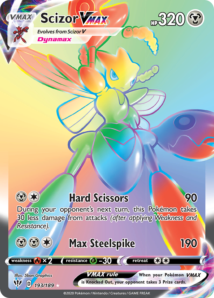 Scizor VMAX (193/189) [Sword & Shield: Darkness Ablaze]