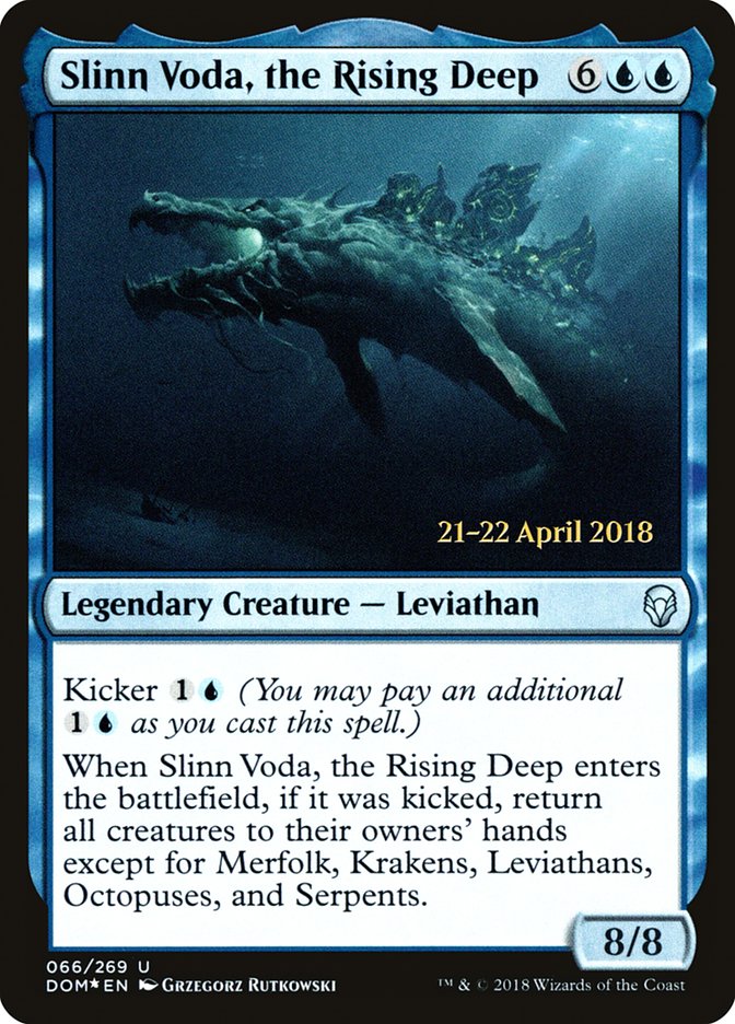 Slinn Voda, the Rising Deep  [Dominaria Prerelease Promos]