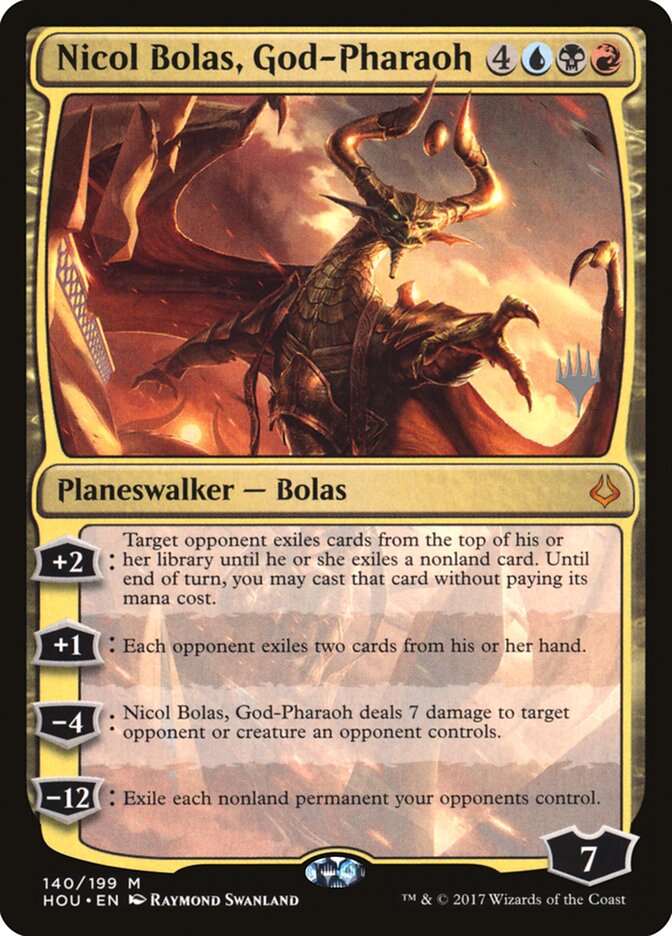 Nicol Bolas, God-Pharaoh (Promo Pack) [Hour of Devastation Promos]