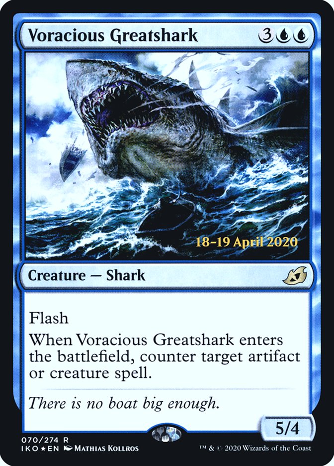 Voracious Greatshark  [Ikoria: Lair of Behemoths Prerelease Promos]