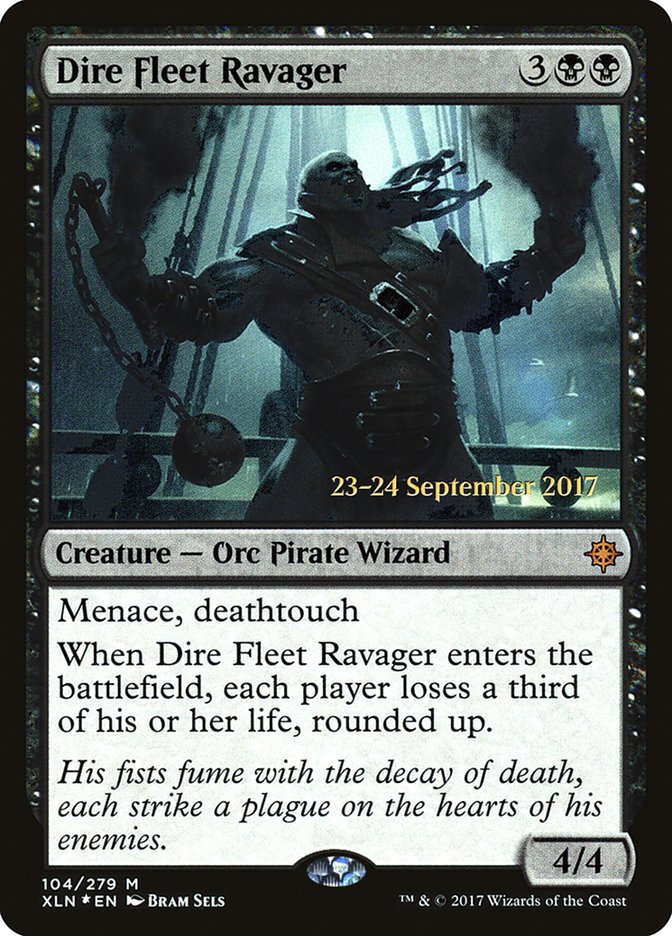 Dire Fleet Ravager  [Ixalan Prerelease Promos]