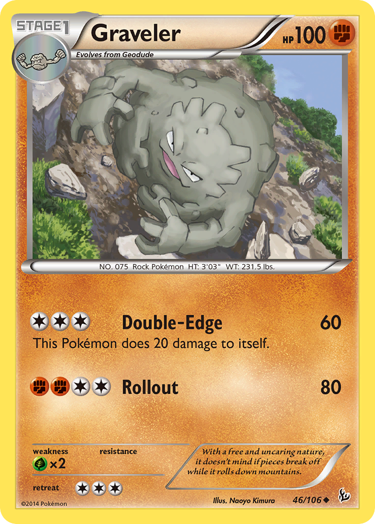 Graveler (46/106) [XY: Flashfire]