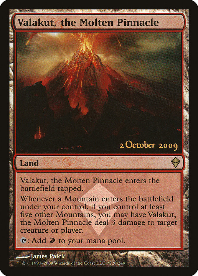 Valakut, the Molten Pinnacle  [Zendikar Prerelease Promos]