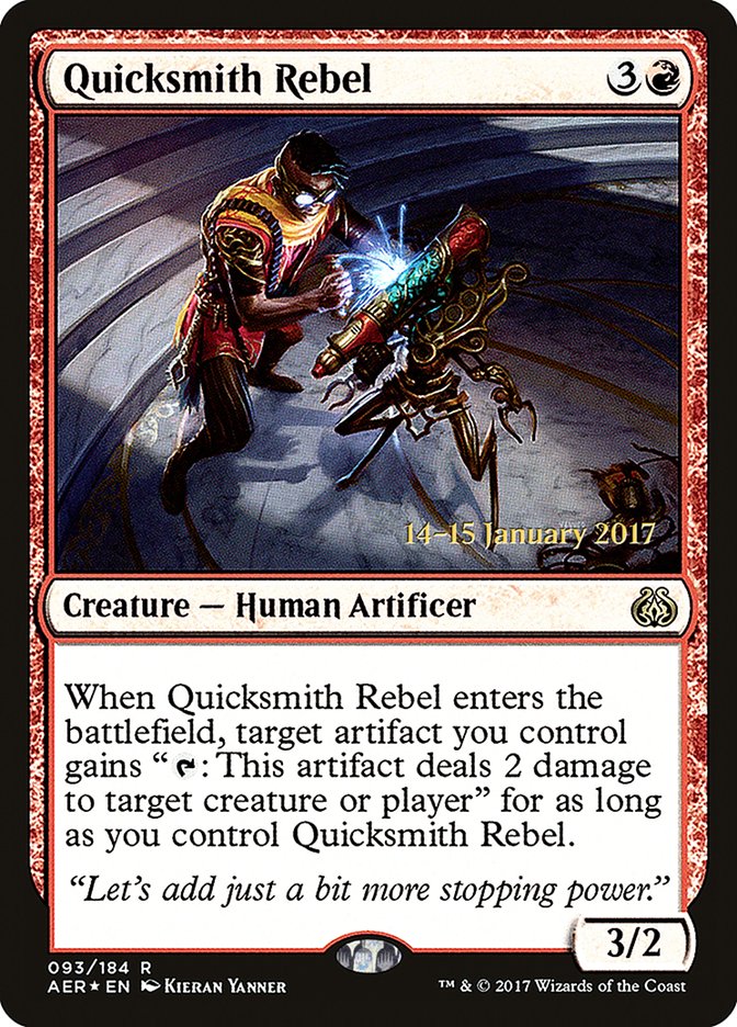 Quicksmith Rebel  [Aether Revolt Prerelease Promos]