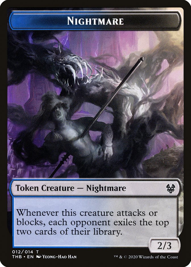 Nightmare Token [Theros Beyond Death]