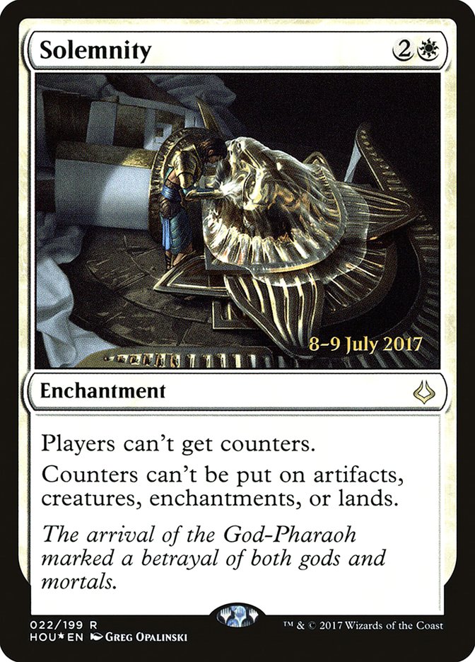 Solemnity  [Hour of Devastation Prerelease Promos]