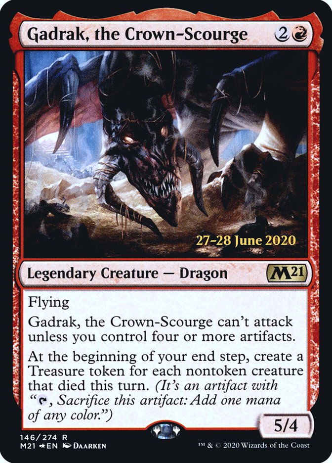 Gadrak, the Crown-Scourge  [Core Set 2021 Prerelease Promos]