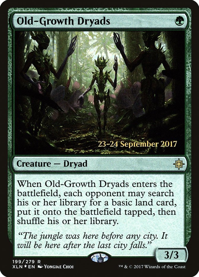 Old-Growth Dryads  [Ixalan Prerelease Promos]