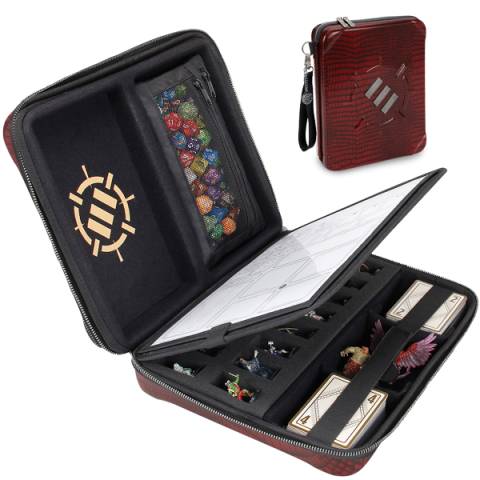 AP Enhance Tabletop RPG Organizer Case Collector Red